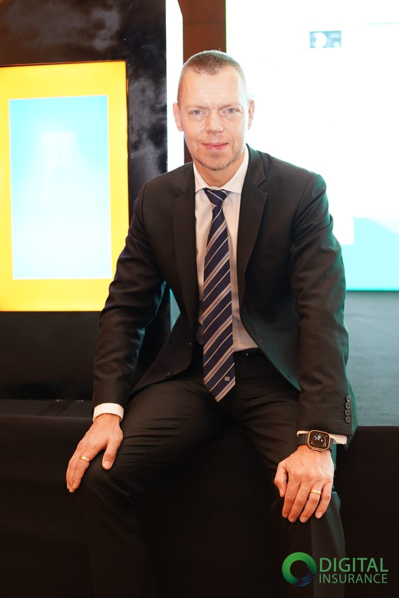 Frederik Bisbjerg at a Digital Insurance event